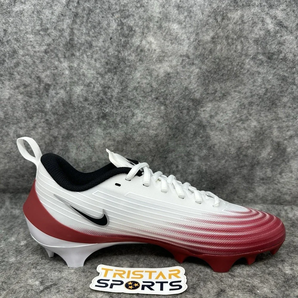 Nike Vapor Speed 3 Football Cleats Mens Size 9 White Team Crimson HM8849-102
